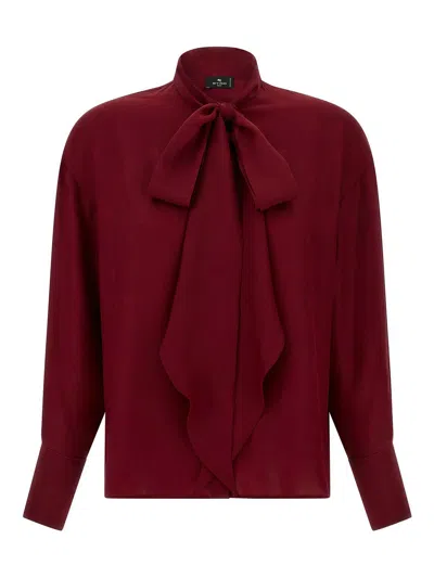 ETRO JACQUARD SILK BLOUSE