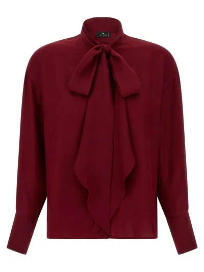ETRO ETRO JACQUARD SILK BLOUSE