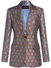 ETRO JACQUARD SINGLE-BREASTED BLAZER