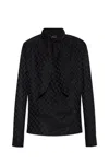 Etro Top With Deep Neckline In Nero