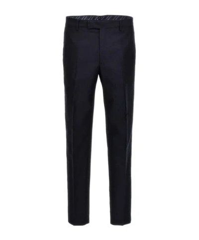 ETRO ETRO PATTERNED PLEAT FRONT TROUSERS