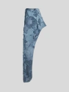 Etro Light Blue Fringed-effect Asymmetric Top In Light Blue
