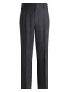 Etro Jacquard Trousers In Grey