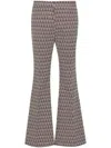 Etro Jacquard Trousers In Neutrals