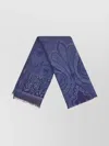 Etro Jacquard Wool And Silk Scarf