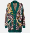 Etro Oversized Cardigan With Paisley Pattern In Multi