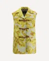 Etro , Wool-blend Jacquard Waistcoat, Woman, Yellow, Size 40 In Yellow