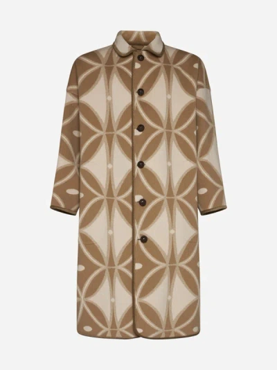 ETRO JACQUARD WOOL COAT