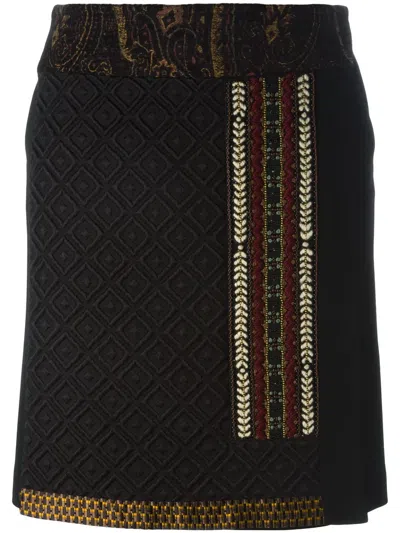 ETRO JACQUARD WRAP SKIRT