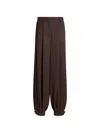 Etro Jacquard-pattern Cuffed Trousers In Brown