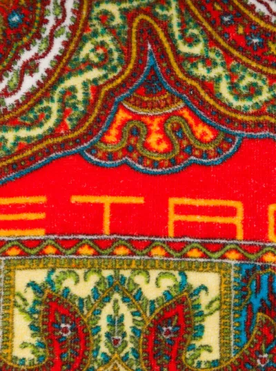 Etro Jacquard-patterned Beach Towel In Multi