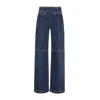 Etro Pegaso-embroidered Straight-leg Jeans In Blue