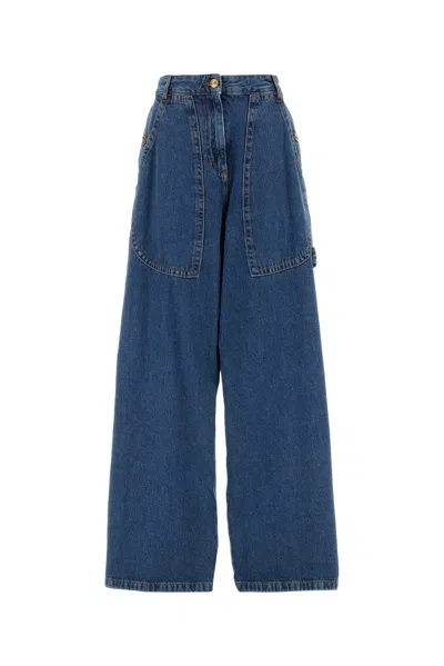 Etro High-waist Wide-leg Denim Jeans In Blue