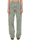 Etro Jeans Con Stampa Paisley In Multi