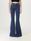 Etro Women Flare Pants In Blue