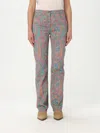 Etro Paisley High-rise Flare Trousers In Multicolor