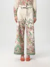 Etro Wide-leg Jeans With Intricate Floral Pattern In White