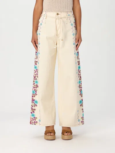 Etro Jeans  Woman Color White In White