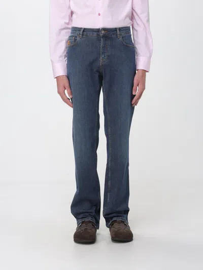 Etro Jeans Men Color Indigo In Blue