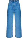 Etro Wide-leg High-rise Jeans In Multicolor