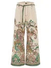 Etro Wide-leg Jeans With Intricate Floral Pattern