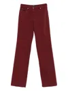 Etro Straight Leg Trousers In Purple