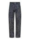 Etro Jeans With Print In Black
