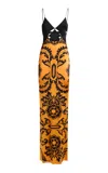 Etro Jersey Maxi Dress In Multi
