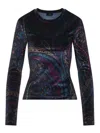 Etro Velvet Top In Multi