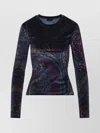 Etro Velvet Top In Multi