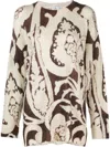 Etro 'paisley' Sweater In Neutrals