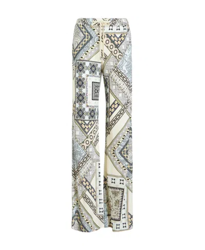 Etro Jogging Trousers With Patchwork Pattern In Gray