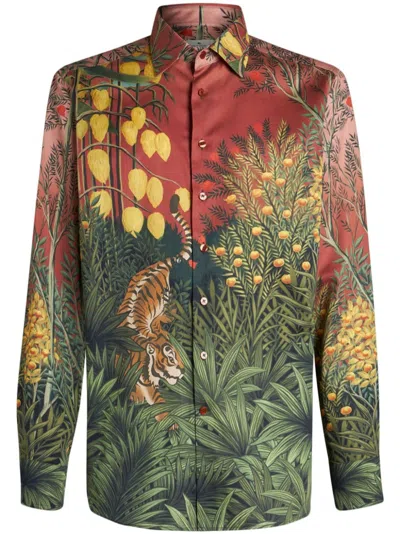 Etro Multicolor Henri Rousseau Shirt