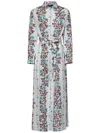 Etro Floral Print Maxi Beach Dress