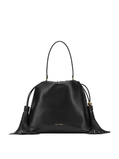 Etro "kalispera" Medium Handbag In Black