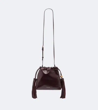 Etro Kalispera Mini Leather Crossbody Bag In Pattern