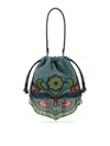 Etro Kalispera Small Suede Bag In Multi