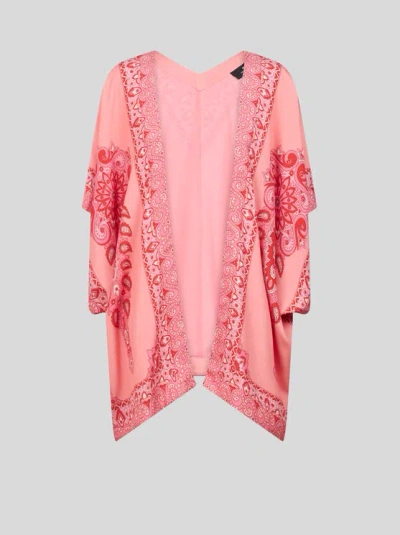 Etro Kesa Mit Platzierten Prints Ton In Ton In Rosa