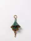 Etro Key Chain  Woman Color Green In Green