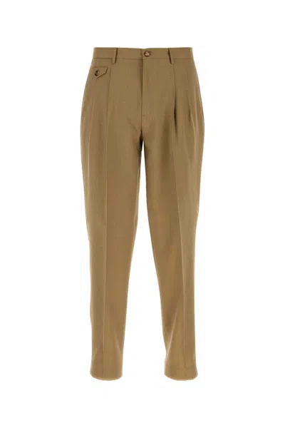 Etro Khaki Wool Pant