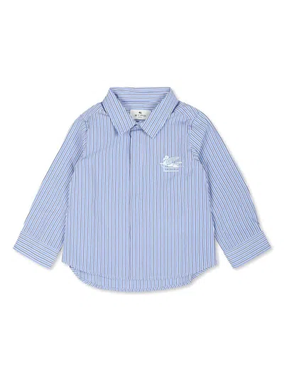 Etro Kids Shirt In Blue