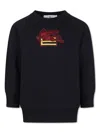 Etro Blue Sweatshirt For Boy With Pegaso And Logo In Blue