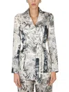 Etro Kimono Jacket In Gray