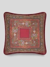 Etro Paisley-print Silk Cushion In Rot