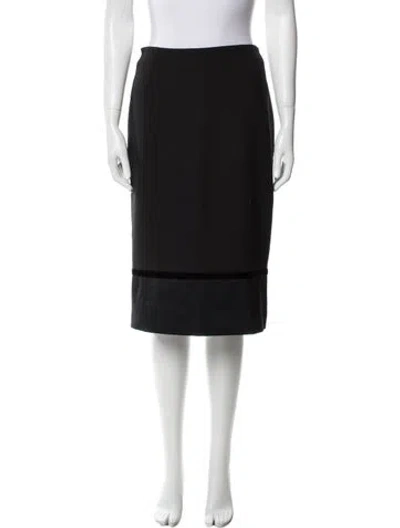 Pre-owned Etro Knee-length Skirt In Black