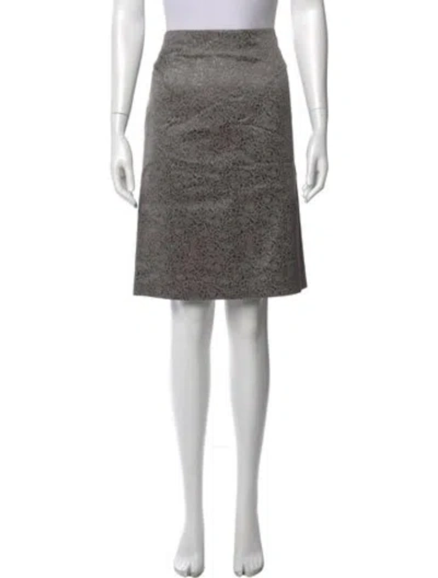 Pre-owned Etro Knee-length Skirt In Gray