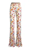 Etro Hose Mit Paisley-makramee In Multi