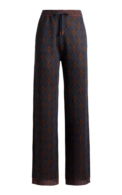 Etro Knit Lounge Pants In Multi