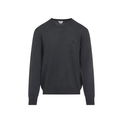 Etro Knitted C-neck In Green