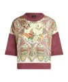 Etro Women Plum Cotton Blend Sweater